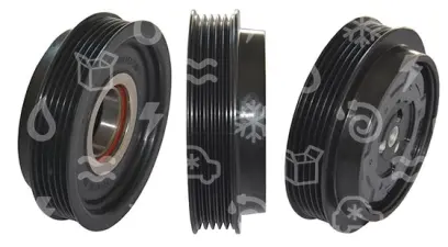 spojka pro kompresor DENSO, 115mm, 12V, poly V5, 35x52x12 mm